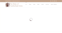 Desktop Screenshot of dukeofcumberland.com